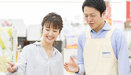 家電量販店・商業施設での販売応援